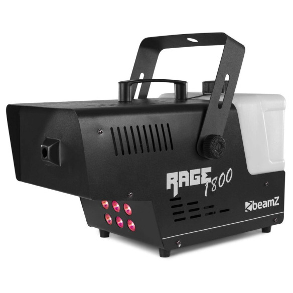 BeamZ Rage 1800LED Maquina de humo con temporizador 1800 W  DMX