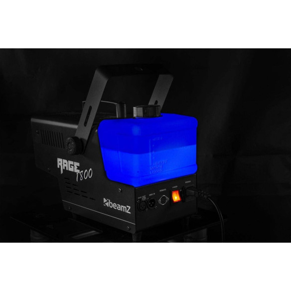 BeamZ Rage 1800LED Maquina de humo con temporizador 1800 W  DMX