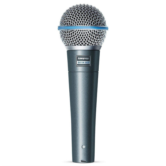 Shure BETA 58A Micrófono Dinámico Vocal con cápsula de Neodimio