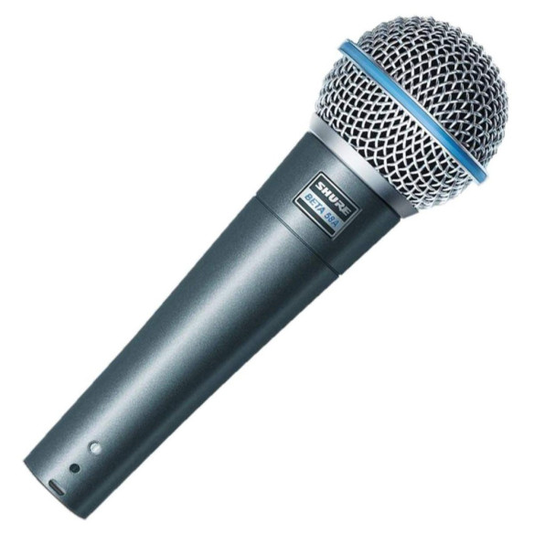 Shure BETA 58A Micrófono Dinámico Vocal con cápsula de Neodimio