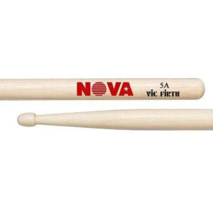 Baquetas Vic Firth NOVA 5A con punta de madera, longitud 406mm, Diámetro 14mm. 2