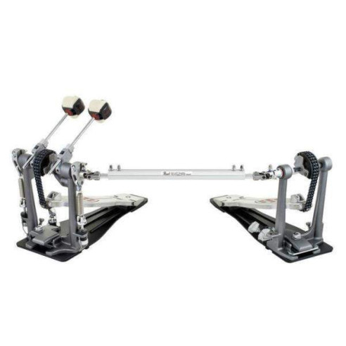 Pedal de Bombo Doble PEARL P-2052C Eliminator Redline, transmisión por cadena
