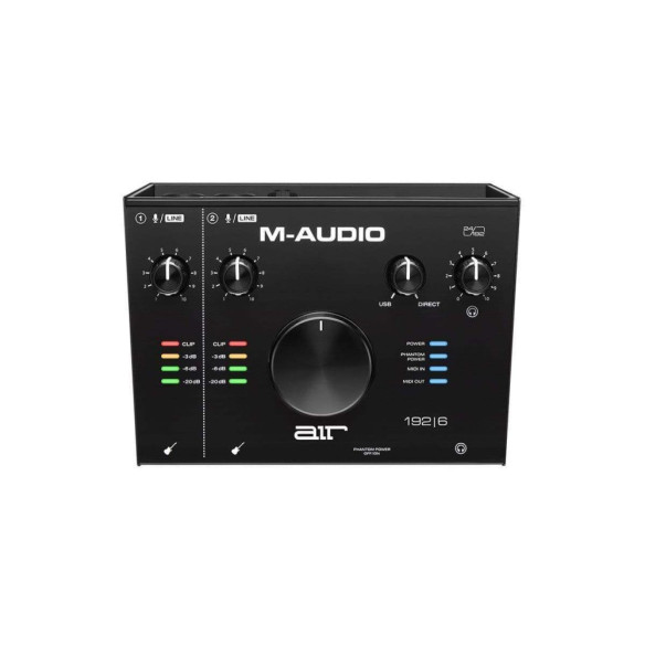 M-AUDIO AIR 192/6 Interfaz de Audio USB de 2 Canales, 24 bits/ 192 kHz.