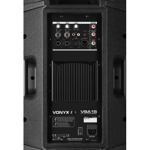Vonyx VSA15 Altavoz activo Bi-Amplificado 15" 1000W