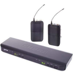 Sistema Inalámbrico dual de petaca SHURE BLX188E. 2
