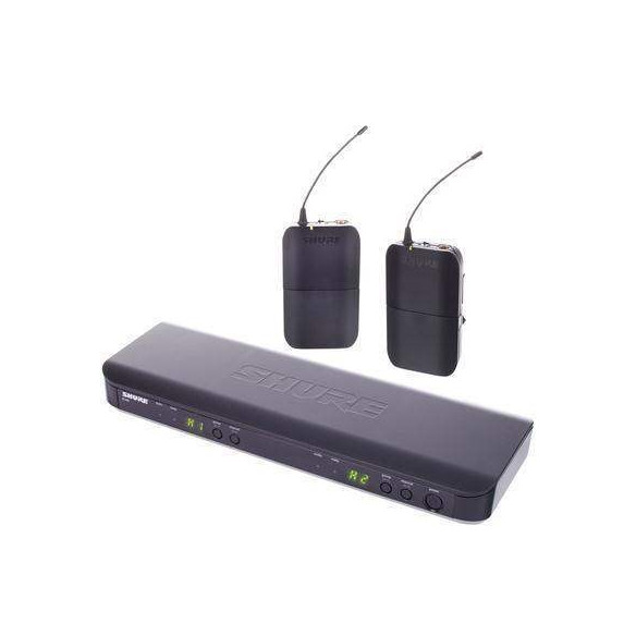 Sistema Inalámbrico dual de petaca SHURE BLX188E.