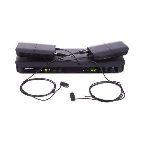 Sistema Inalámbrico dual de solapa SHURE BLX188E/W85
