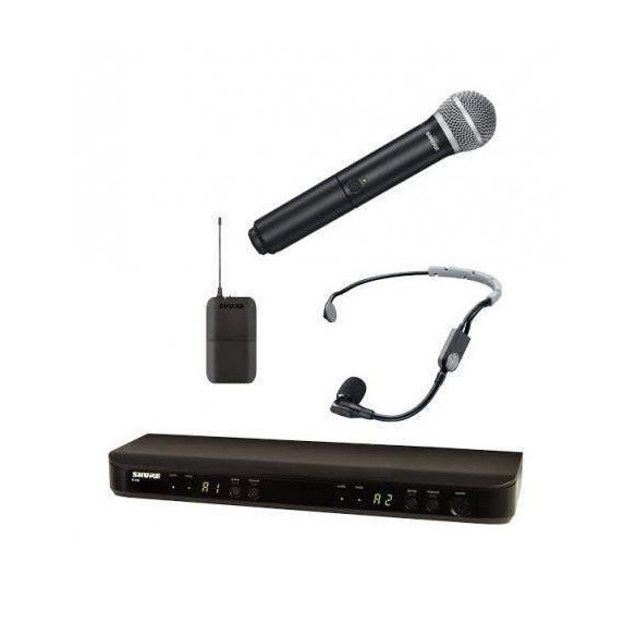 Sistema inalámbrico Shure BLX1288E/SM35 dual de mano/diadema COMBO PG