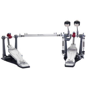 Pedal de bombo Doble Pearl Eliminator Solo P-1032R Rojo, ofrece una acción sin esfuerzo con un rebote acentuado. 2