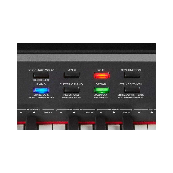 ALESIS PRESTIGE Piano digital de 88 teclas con Acción Martillo, Respuesta tactil ajustable, 16 voces, 128 Polifonia. ALESIS PRESTIGE Piano digital de 88 teclas con Acción Martillo, Respuesta tactil ajustable, 16 voces, 128 Polifonia.