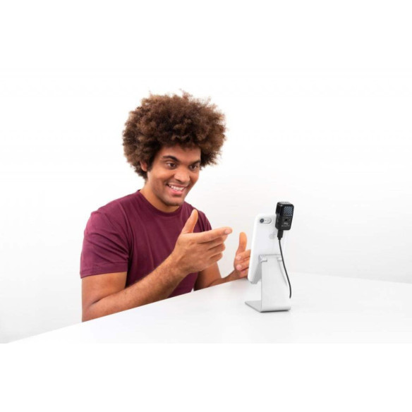 iRig Mic Cast HD, Micrófono para voz para montar a un iPad o teléfono móvil.