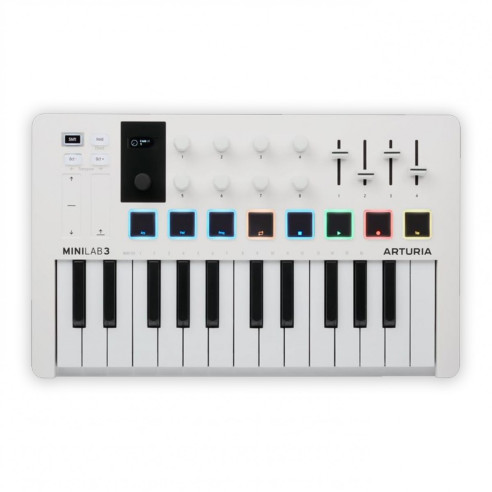 MINILAB 3 WHITE Controlador MIDI USB Compacto