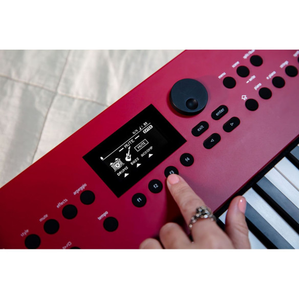 Roland KEYS 3 RD DARK RED Teclado 61 teclas con ritmos