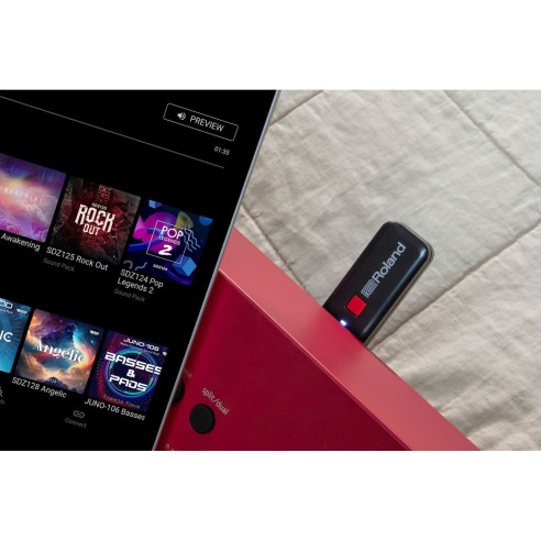 Roland KEYS 3 RD DARK RED Teclado 61 teclas con ritmos