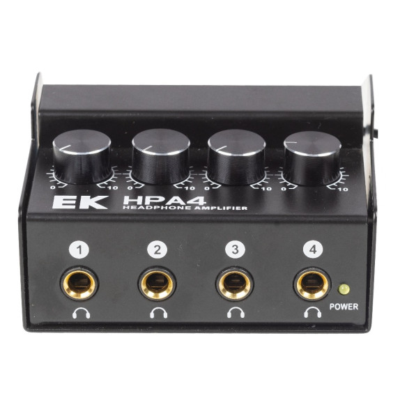 EK HPA4 Amplificador Auriculares 4 canales EK HPA4 Amplificador Auriculares 4 canales
