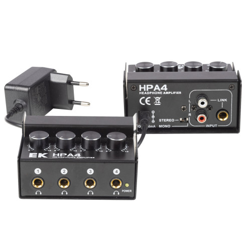 EK HPA4 Amplificador Auriculares 4 canales