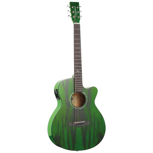 TANGLEWOOD AZURE Guitarra Electroacústica Verde