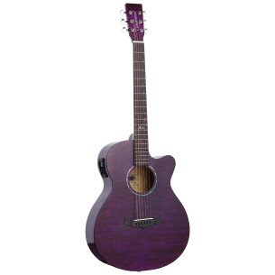 Tanglewood AZURE Guitarra Electroacústica Púrpura