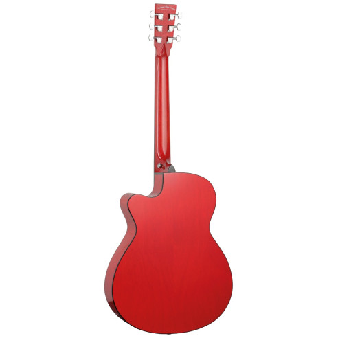 Tanglewood AZURE Guitarra Electroacústica Roja