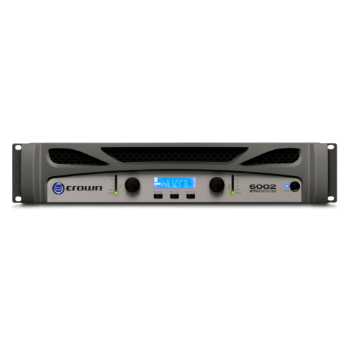 Etapa de Potencia CROWN XTi 6002 clase D con DSP controlable desde el panel frontal.