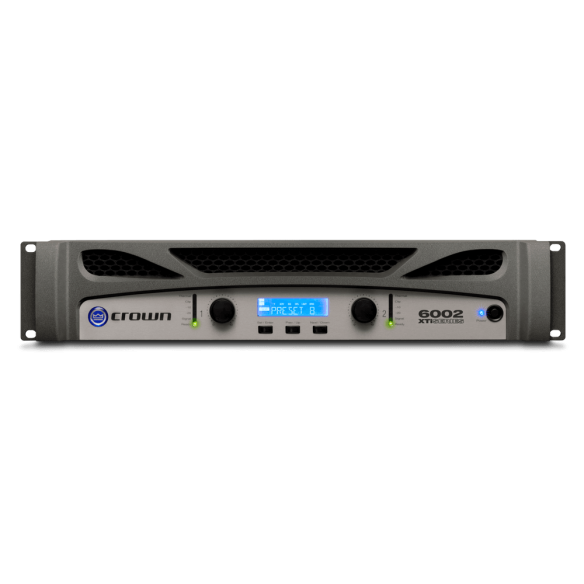 Etapa de Potencia CROWN XTi 6002 clase D con DSP controlable desde el panel frontal. Etapa de Potencia CROWN XTi 6002 clase D con DSP controlable desde el panel frontal.