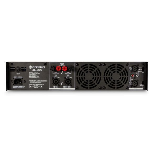 Etapa de potencia CROWN XLI2500 2x500W a 8 Ohms, 2x750W a 4 Ohms y 1500W Bridge a 8 Ohms. Etapa de potencia CROWN XLI2500 2x500W a 8 Ohms, 2x750W a 4 Ohms y 1500W Bridge a 8 Ohms.