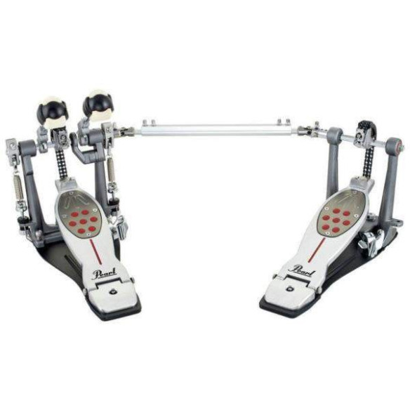 Pedal de Bombo Doble para Zurdos EARL P-2052CL Eliminator Redline, transmisión por cadena