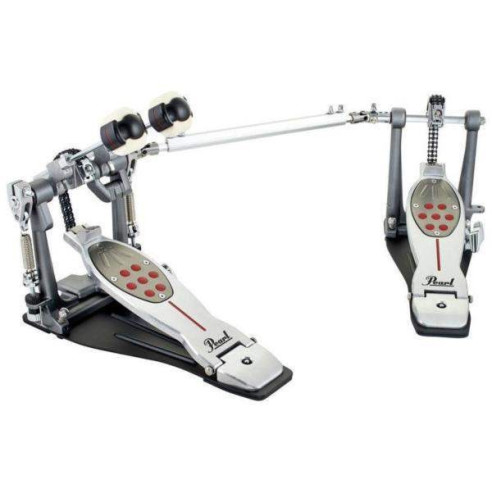 Pedal de Bombo Doble para Zurdos EARL P-2052CL Eliminator Redline, transmisión por cadena