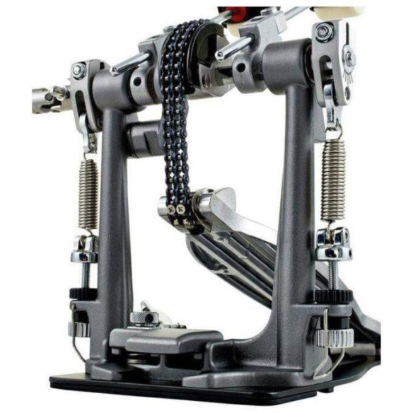 Pedal de Bombo Doble para Zurdos EARL P-2052CL Eliminator Redline, transmisión por cadena