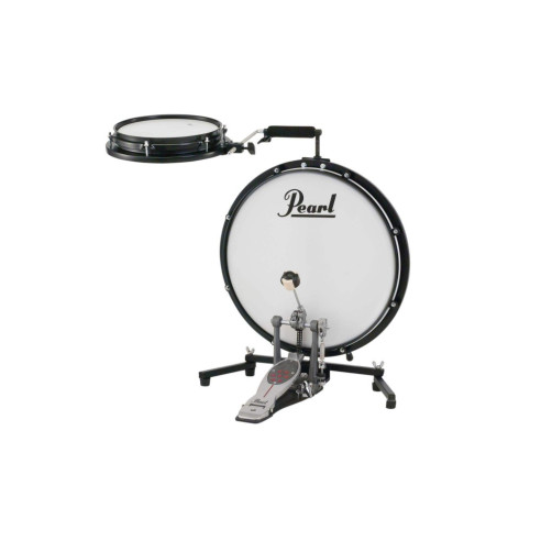 Bateria Pearl Compact Traveler Kit PCTK-1810, una bateria ultra-compacta con bombo de 18" y caja de 10".