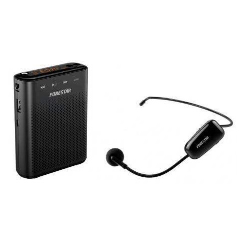 FONESTAR ALTA-VOZ-W30 Amplificador personal Autonomo para  Cintura. 30 W.maximo,com micro inalambrico,diadema.