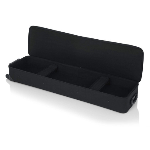 GATOR GK-76 Slim ,Maleta ligera de nylon reforzado para transporte teclados de 76 teclas, acolchada, con ruedas.
