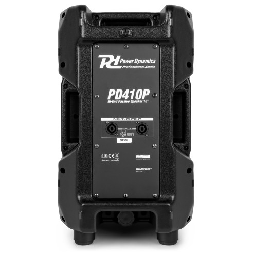 Power Dynamics PD410P Bafle Pasivo 10" 800W,Altavoz de 10" + motor 1"