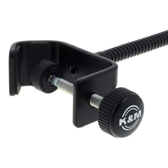 Konig & Meyer Pantalla antipop de 20 cm de Ø, universal con enganche corto a la barra del micro y flexo.