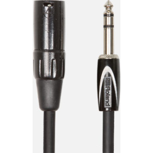 Cable de 3 Metros de Jack Macho 6,35 estéreo a XLR Macho ROLAND RCC-10-TRXM Serie Black