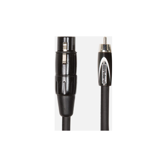 Cable de 1,5 Metros de RCA Macho a XLR Hembra Serie Black ROLAND RCC-5-RCXF