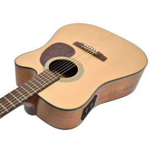 Guitarrra electroacústica Cort MR710F acabado natural brillante 2