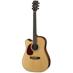 Guitarra Electroacústica MR710F para zurdos acabado natural satin