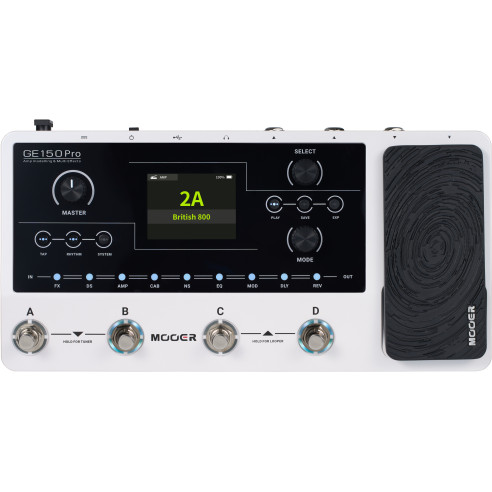 MOOER GE150 PRO Pedalera Multiefectos Guitarra