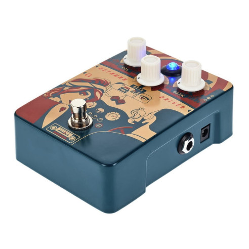 Pedal de efectos Orange Getaway Driver Overdrive tipo Tipo ''amp-in-a-box'' con sonido vintage de los 70s.