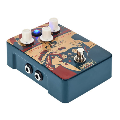 Pedal de efectos Orange Getaway Driver Overdrive tipo Tipo ''amp-in-a-box'' con sonido vintage de los 70s.