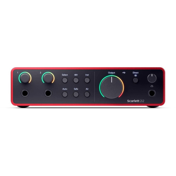 FOCUSRITE SCARLETT 2I2 4TH GEN Interfaz de audio USB