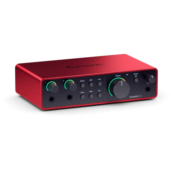 FOCUSRITE SCARLETT 2I2 4TH GEN Interfaz de audio USB