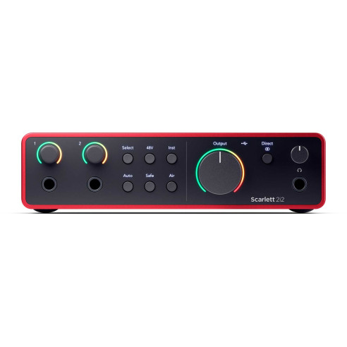 FOCUSRITE SCARLETT 2I2 4TH GEN Interfaz de audio USB