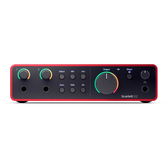FOCUSRITE SCARLETT 2I2 4TH GEN Interfaz de audio USB