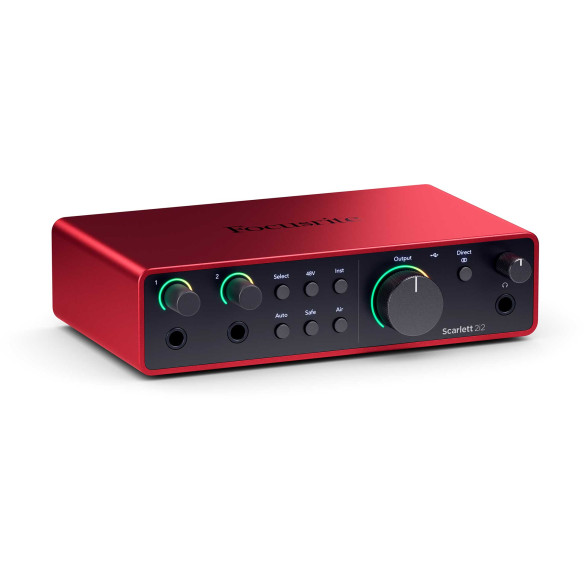 FOCUSRITE SCARLETT 2I2 4TH GEN Interfaz de audio USB