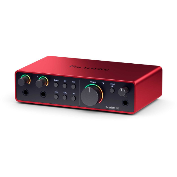 FOCUSRITE SCARLETT 2I2 4TH GEN Interfaz de audio USB