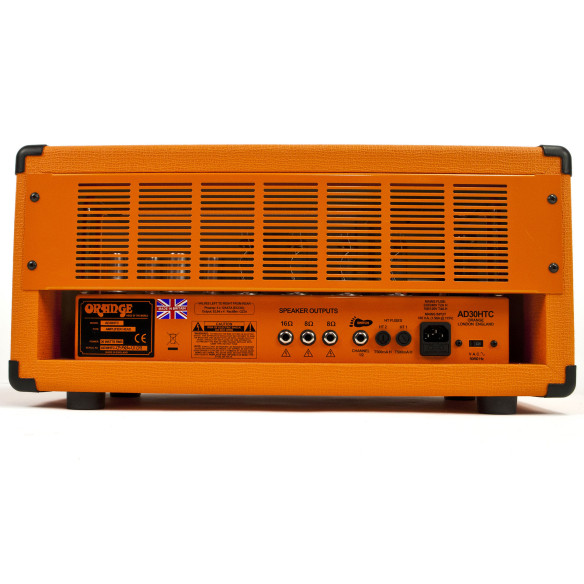 Cabezal de guitarra a válvulas Orange AD30HTC de 30 Wattios Clase A y 2 canales con señales independientes.