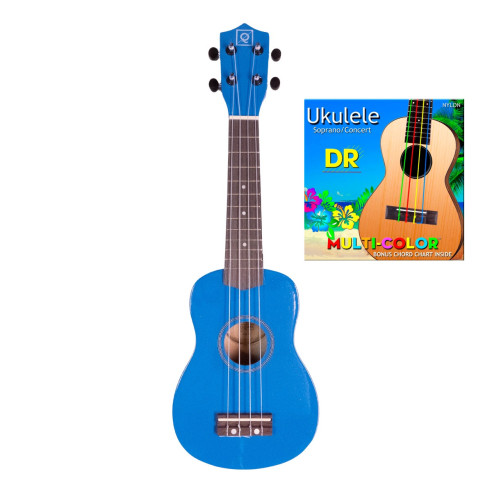 Compra QUK-1BL Ukelele Soprano Azul online | MusicSales