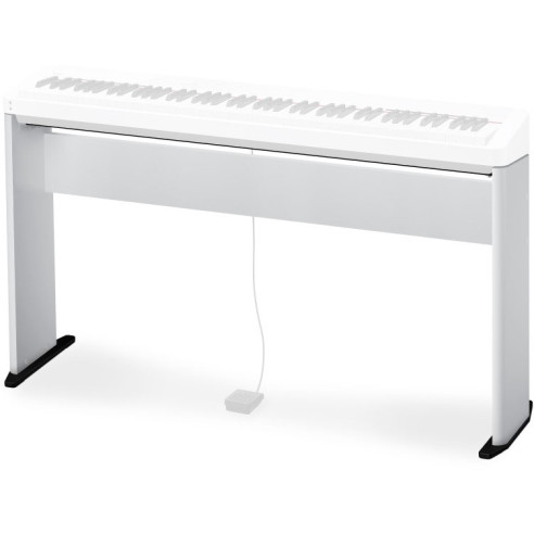 comprar Soporte de madera a juego para los pianos digitales Casio PX-S1000, PX-S1100, PX-S3300 y PX-S3000. Color blanco.